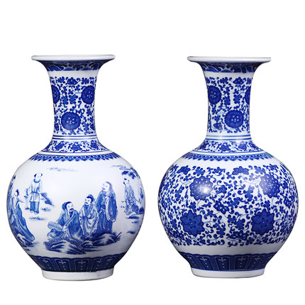 Kompatibel porcelæn Jahrriesnge  til vase blue and white cna0004 