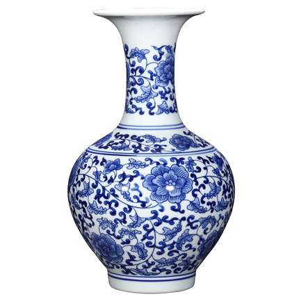 Kompatibel porcelæn Jahrriesnge  til white and blue vase cna0082 