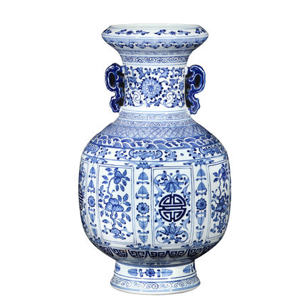 Kompatibel porcelæn Jahrriesnge  til white and blue vase cna0085 