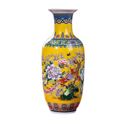 Kompatibel porcelæn Jahrriesnge  til yellow vase cna0164 