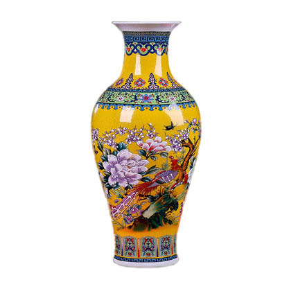 Kompatibel porcelæn Jahrriesnge  til yellow vase cna0165 