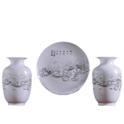 Kompatibel porcelæn Jahrriesnge  til vase set 3 pieces cna0193 