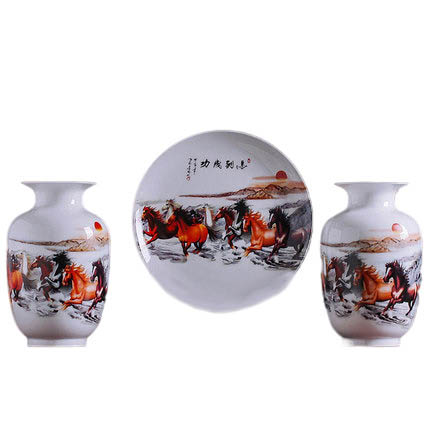 Kompatibel porcelæn Jahrriesnge  til vase set 3 pieces cna0196 