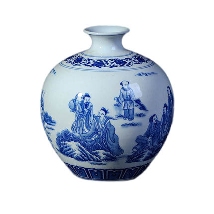 Kompatibel porcelæn Jahrriesnge  til white blue vase cna0222 