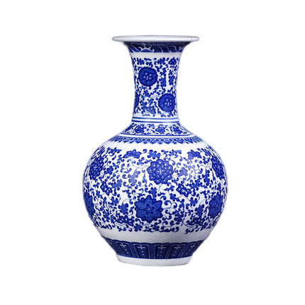 Kompatibel porcelæn Jahrriesnge  til white and blue vase cna0241 