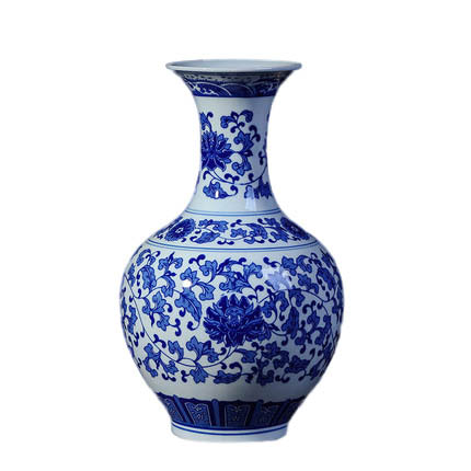 Kompatibel porcelæn Jahrriesnge  til white and blue vase cna0256 