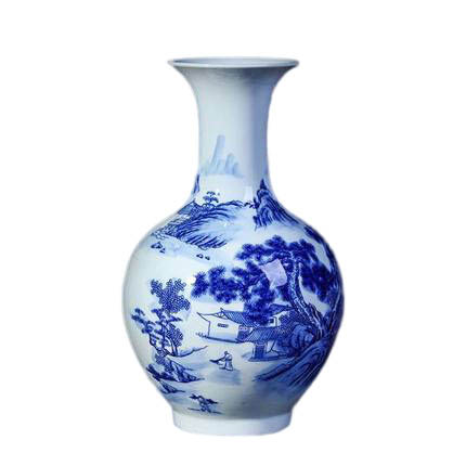 Kompatibel porcelæn Jahrriesnge  til white and blue vase cna0264 