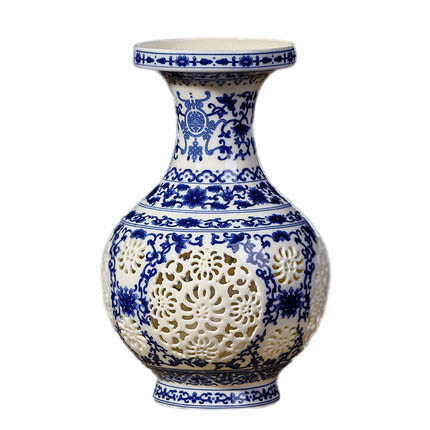 Kompatibel porcelæn Jahrriesnge  til hollow out vase cna0389 