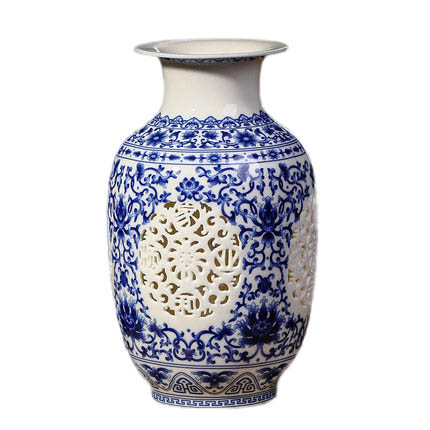 Kompatibel porcelæn Jahrriesnge  til hollow out vase cna0391 