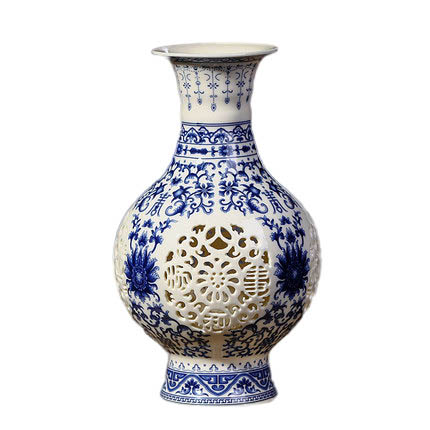 Kompatibel porcelæn Jahrriesnge  til hollow out vase cna0403 