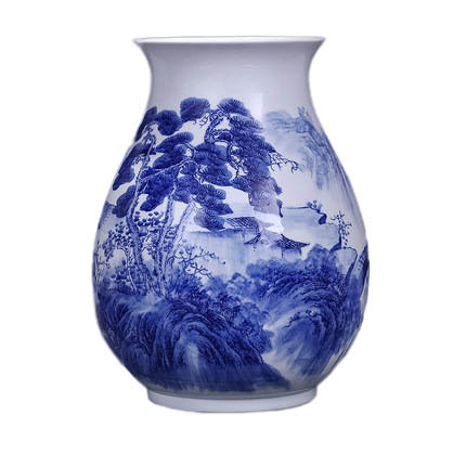 Kompatibel porcelæn Jahrriesnge  til white and blue vase cna0535 