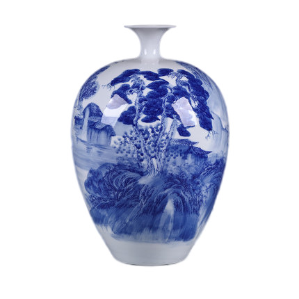 Kompatibel porcelæn Jahrriesnge  til white and blue vase cna0539 