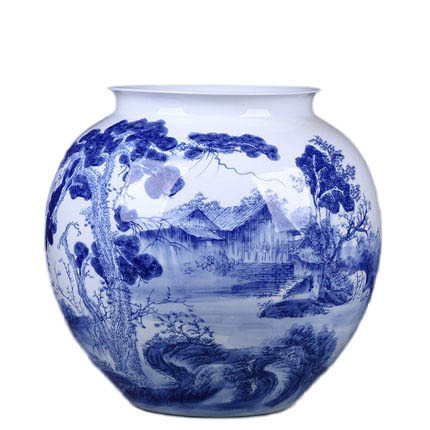 Kompatibel porcelæn Jahrriesnge  til white and blue vase cna0540 