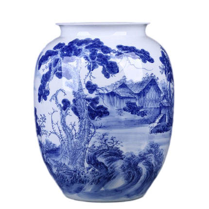 Kompatibel porcelæn Jahrriesnge  til white and blue vase cna0545 