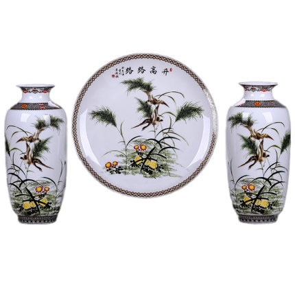 Kompatibel porcelæn Jahrriesnge  til vase set three pieces cna0570 