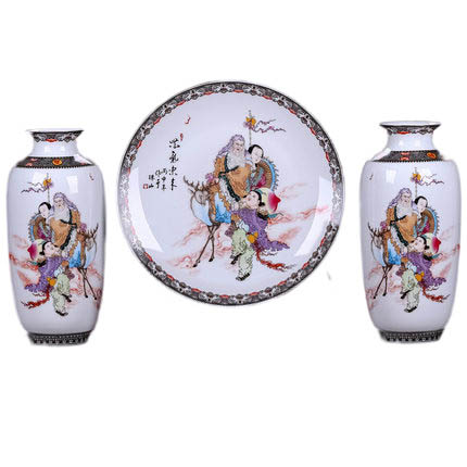 Kompatibel porcelæn Jahrriesnge  til vase set three pieces cna0572 