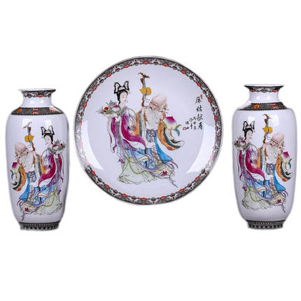 Kompatibel porcelæn Jahrriesnge  til vase set three pieces cna0573 