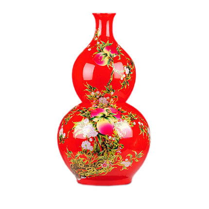 Kompatibel porcelæn Jahrriesnge  til red gourd vase cna0715 