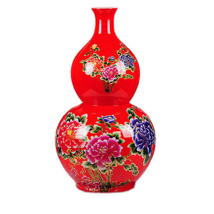 Kompatibel porcelæn Jahrriesnge  til red gourd vase cna0718 