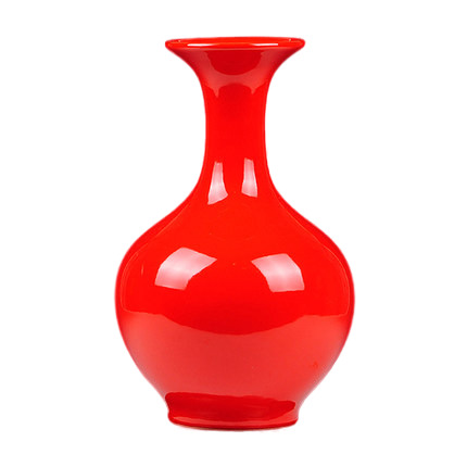 Kompatibel porcelæn Jahrriesnge  til pure red vase cna0764 