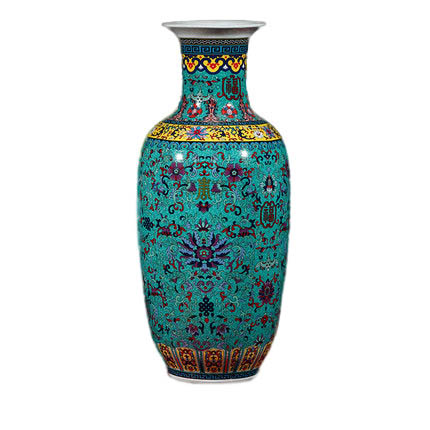 Kompatibel porcelæn Jahrriesnge  til colorful enamel vase cna0802 