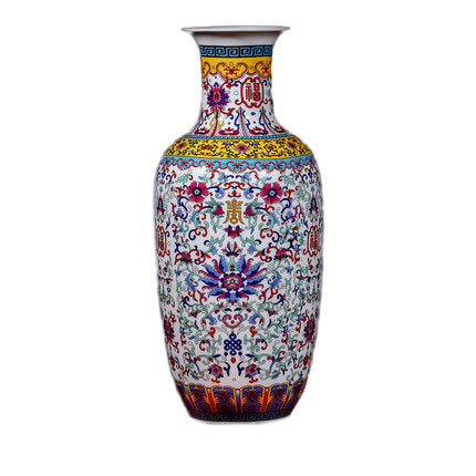 Kompatibel porcelæn Jahrriesnge  til colorful enamel vase cna0808 