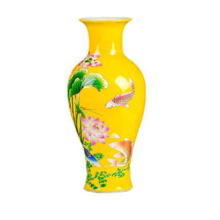 Kompatibel porcelæn Jahrriesnge  til yellow vase cna0810 