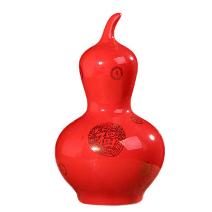 Kompatibel porcelæn Jahrriesnge  til red gourd vase cna0853 