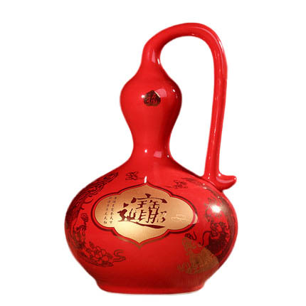 Kompatibel porcelæn Jahrriesnge  til red gourd vase cna0859 