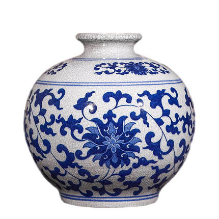 Kompatibel porcelæn Jahrriesnge  til white and blue vase cna0873 