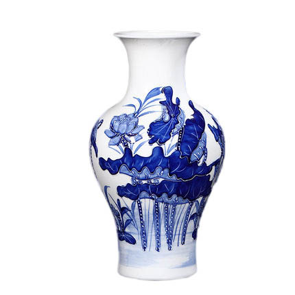 Kompatibel porcelæn Jahrriesnge  til relief lotus vase cna0902 