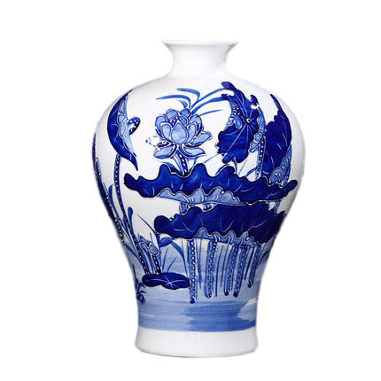 Kompatibel porcelæn Jahrriesnge  til relief lotus vase cna0903 