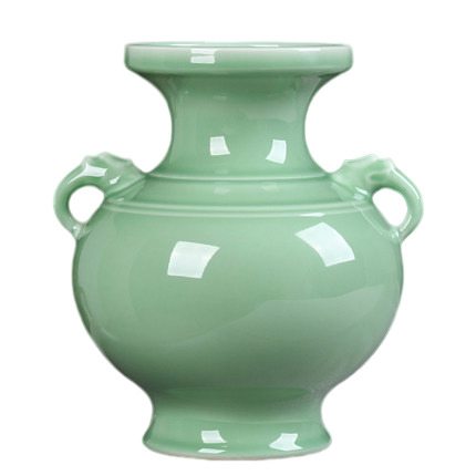 Kompatibel porcelæn Jahrriesnge  til green binaural vase cna0917 