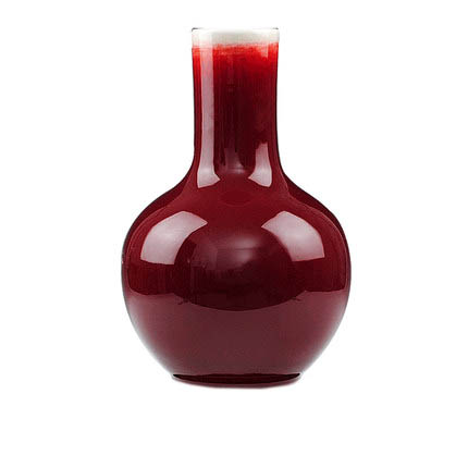 Kompatibel porcelæn Jahrriesnge  til crack glaze red vase cna0943 