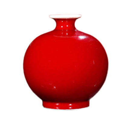 Kompatibel porcelæn Jahrriesnge  til crack glaze red vase cna0945 