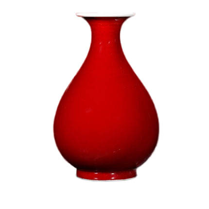 Kompatibel porcelæn Jahrriesnge  til crack glaze red vase cna0947 