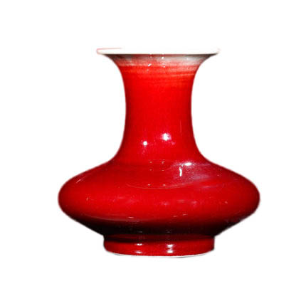 Kompatibel porcelæn Jahrriesnge  til crack glaze red vase cna0948 