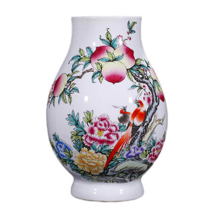 Kompatibel porcelæn Jahrriesnge  til peach vase cna0990 