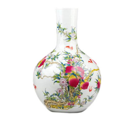 Kompatibel porcelæn Jahrriesnge  til peach vase cna0995 