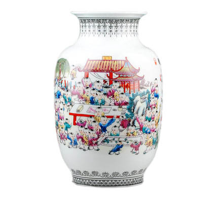 Kompatibel porcelæn Jahrriesnge  til vase cna0997 