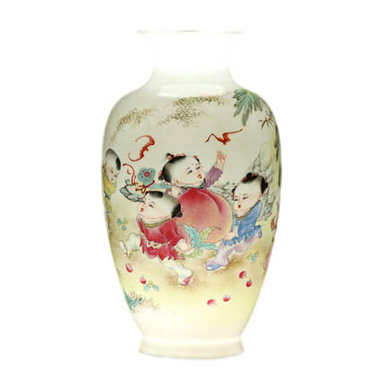 Kompatibel porcelæn Jahrriesnge  til colorful landscape vase cna1003 