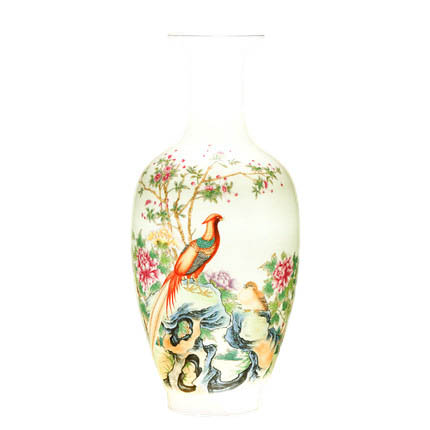 Kompatibel porcelæn Jahrriesnge  til colorful landscape vase cna1004 