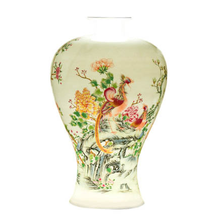 Kompatibel porcelæn Jahrriesnge  til colorful landscape vase cna1005 