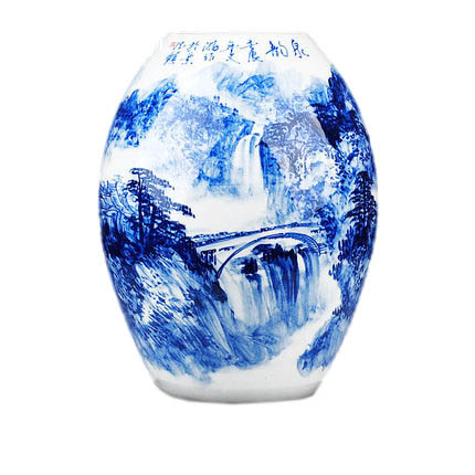 Kompatibel porcelæn Jahrriesnge  til landscape vase cna1018 