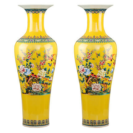 Kompatibel porcelæn Jahrriesnge  til european style enamel vase cna1040 