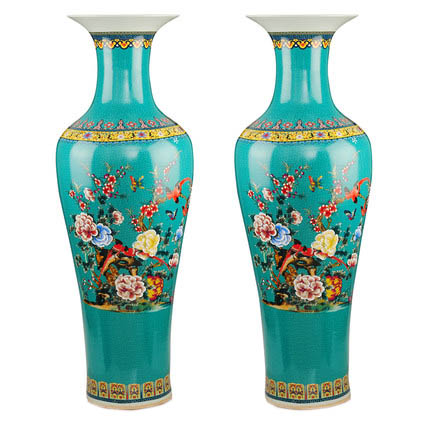 Kompatibel porcelæn Jahrriesnge  til european style enamel vase cna1041 