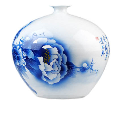 Kompatibel porcelæn Jahrriesnge  til peony blossom vase cna1054 