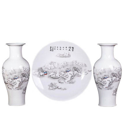 Kompatibel porcelæn Jahrriesnge  til vase set 3pcs cna1056 