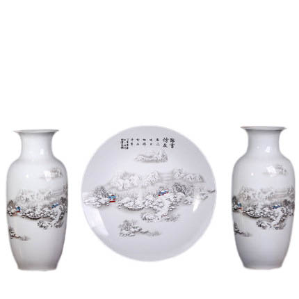 Kompatibel porcelæn Jahrriesnge  til vase set 3pcs cna1057 