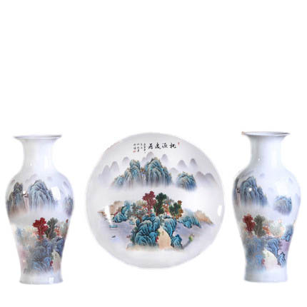 Kompatibel porcelæn Jahrriesnge  til vase set 3pcs cna1060 